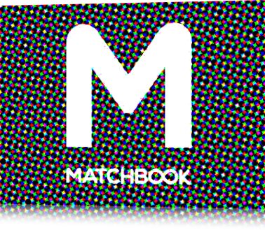 Logotipo Matchboo reflejado