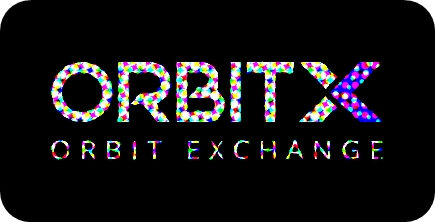 Logotipo de OrbitX, el sitio web alternativo