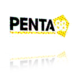 Logotipo Penta 88 reflejado