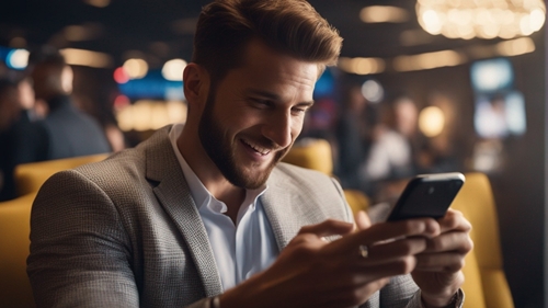 Un apostador accede a BetObet desde su smartphone