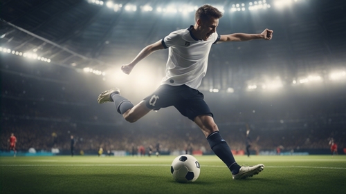 Un jugador del equipo BetObet marca un gol